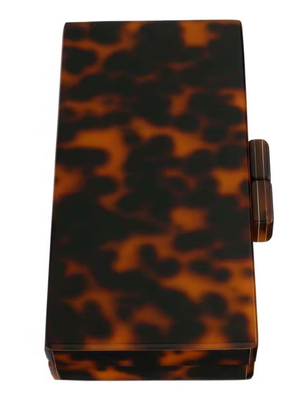 Luxury Leopard Acrylic Box Clutch Purse - Picture 2 of 6